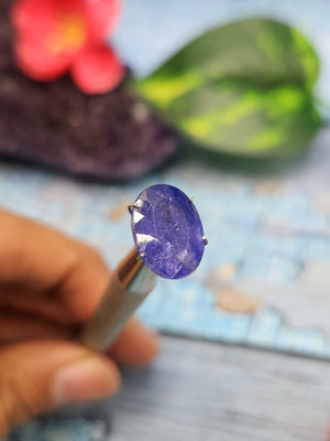 Tanzanite Faceted Oval Shaped Loose Gemstone: Discover the Enchanting Beauty & Healing Power