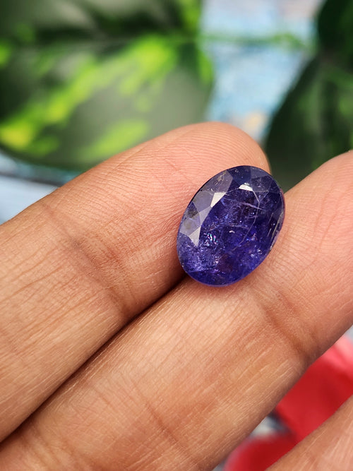 Tanzanite Faceted Oval Shaped Loose Gemstone: Discover the Enchanting Beauty & Healing Power