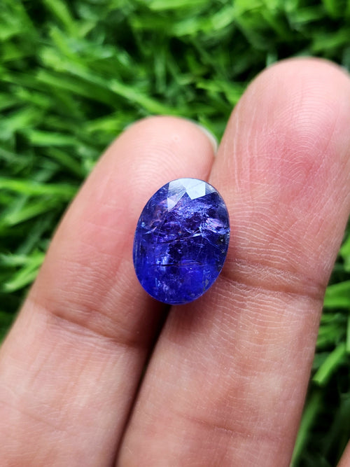 Tanzanite Faceted Oval Shaped Loose Gemstone: Discover the Enchanting Beauty & Healing Power