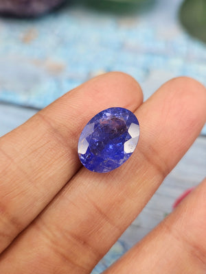 Tanzanite Faceted Loose Gemstone in Oval Shaped – Brilliance Beyond Beauty