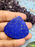 Lapis Lazuli Carved Mughal Floral Design Miniature: A Tribute to Elegance and Heritage in Jewelry Making