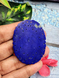 Lapis Lazuli Carved Mughal Floral Design Miniatures For Jewelry Pendant & Necklace: A Tribute to Elegance and Healing