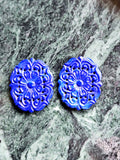 Lapis Lazuli Carved Miniature Earrings: Embodying Elegance, Royalty and Healing | Birthday Gift | Mother's Day gift