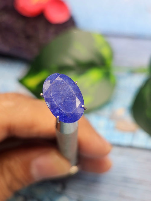 Tanzanite Faceted Loose Gemstone in Oval Shaped – A Perfect Choice for Jewelry & Success | Weighing 7 carats