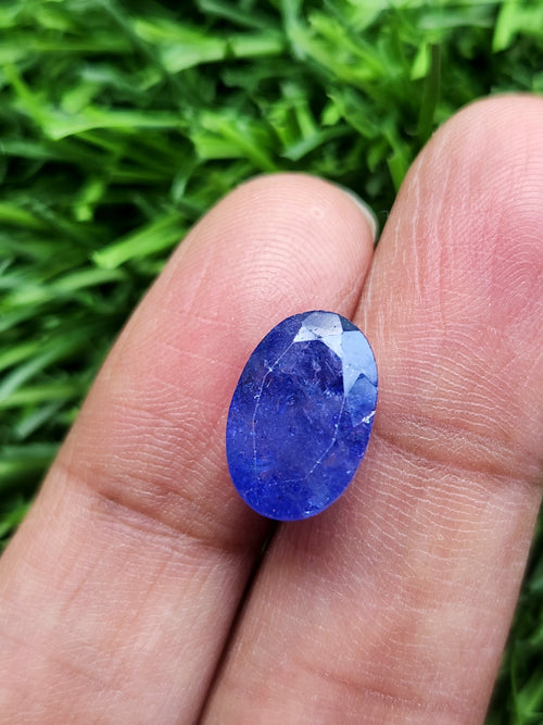 Tanzanite Faceted Loose Gemstone in Oval Shaped – A Perfect Choice for Jewelry & Success | Weighing 7 carats