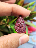 Floral Carved Ruby Stone Pair for Earrings or Pendant - History, Symbolism and Modern Appeal