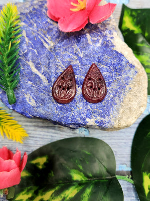 Floral Carved Ruby Stone Pair for Earrings or Pendant - History, Symbolism and Modern Appeal