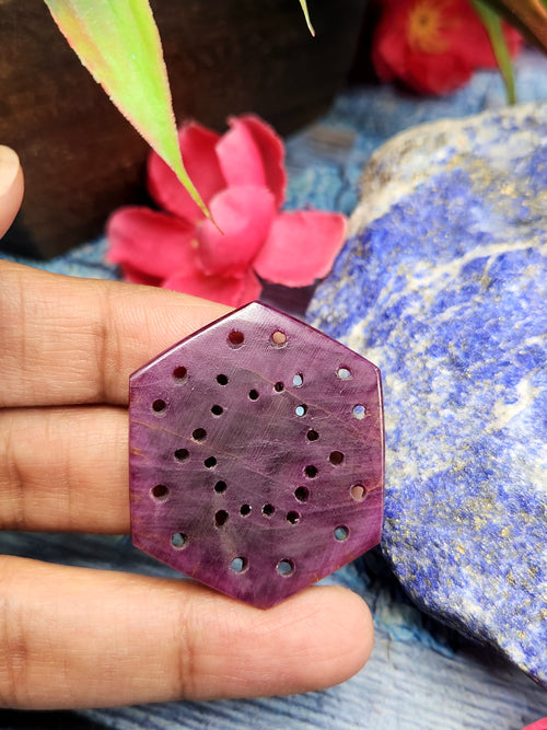 Ruby Floral Carving Pendant - History, Symbolism and Modern Appeal | Gemstone Pendant | Birthday Gift | Daughter's Day Gift | Mother's Day Gift