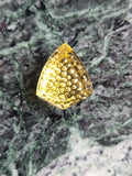 Green Gold Lemon Quartz carved stone for pendant - A Balancing Gemstone for Style and Success | Gemstone Pendant | Birthday Gift | Daughter's Day Gift | Mother's Day Gift