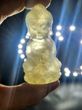 Baby Lord Buddha Carving in Citrine Gemstone – A Symbol of Peace, Positivity & Prosperity | Weight 68 gms