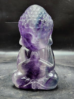 Baby Lord Buddha Carving in Multi Fluorite – A Spiritual Symbol of Peace, Healing and Balance | Reiki/Chakra/Healing/Energy | Home Decor