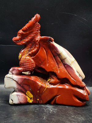 Mookaite Dragon Carving – A Powerful Symbol of Strength, Transformation, and Earth Energy