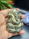 Lord Ganesh Statue in Pyrite – A Symbol of Prosperity, Protection and Divine Blessings
