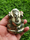 Lord Ganesh Statue in Pyrite – A Symbol of Prosperity, Protection and Divine Blessings