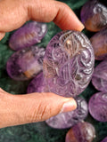 Ametrine Floral Carved Oval Shape Pendant – Spark Your Creativity and Awaken Intuition with Natural Harmony