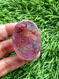 Ametrine Floral Carved Oval Shape Pendant – A Symbol of Inspired Thought, Inner Calm and Spiritual Grace | Weight 35 gms