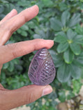 Ametrine Floral Carving Tear Drop Pendant – A Symbol of Serenity and Strength