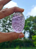 Ametrine Floral Carved Oval Shape gemstone for Pendant or Jewelry Making: A Perfect Blend of Nature’s Beauty and Healing Energy