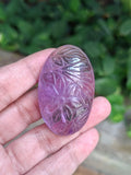 Ametrine Floral Carved Oval Shape gemstone for Pendant or Jewelry Making: A Perfect Blend of Nature’s Beauty and Healing Energy