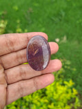Ametrine Floral Carved Oval Shape Gemstone for Pendant or Jewelry Making: A Daily Wear Talisman for Protection, Clarity, and Success