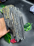 Black Tourmaline Specimen – 1800 gms, 4 Inches Powerful Crystal for Protection, Grounding, Healing & Home Décor