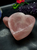 Rose Quartz Heart-Shaped Cup: Symbol of Love, Serenity, and Elegant Home Décor