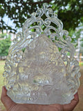 Lord Ganesh Statue in Himalayan Quartz: A Divine Symbol of Peace, Prosperity, and Spiritual Healing | Reiki/Chakra/Healing/Energy | Home Decor