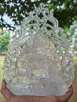 Lord Ganesh Statue in Himalayan Quartz: A Divine Symbol of Peace, Prosperity, and Spiritual Healing | Reiki/Chakra/Healing/Energy | Home Decor