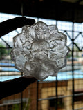 Guanyin Bodhisattva Carving on Lotus in Clear Quartz – A Symbol of Compassion, Clarity, and Spiritual Protection