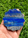 Guanyin Bodhisattva Carving on Lotus in Lapis Lazuli Stone – 122 gms, 3 Inches | Elegant Home Decor and Spiritual Healing