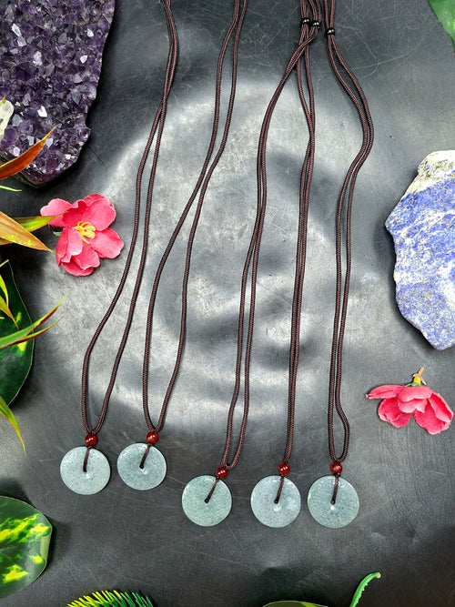 Hetian Green Jade Doughnut-shaped pendant mala: A Powerful Tool for Protection and Manifestation | ONE PIECE ONLY