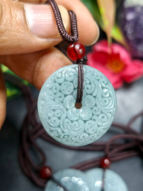 Hetian Green Jade Doughnut-shaped pendant mala: A Powerful Tool for Protection and Manifestation | ONE PIECE ONLY