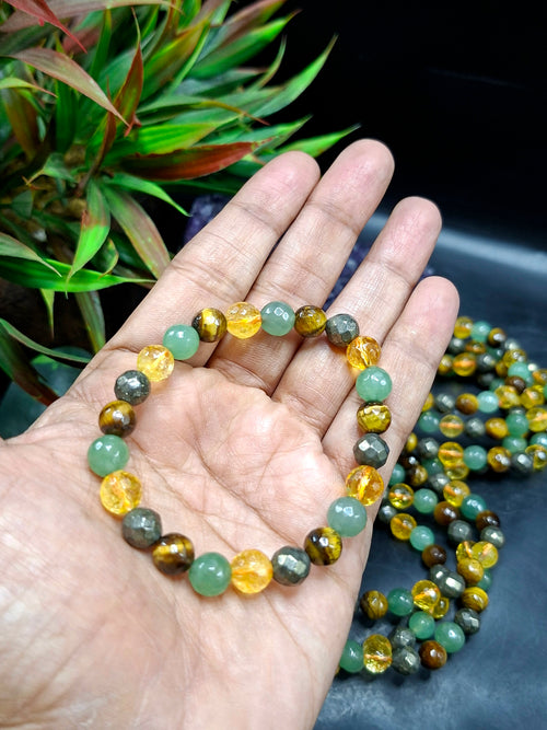 Wealth Maker Gemstone Bracelet - Attract Prosperity with Nature's Finest - ONE PIECE ONLY | Weight 19 gms