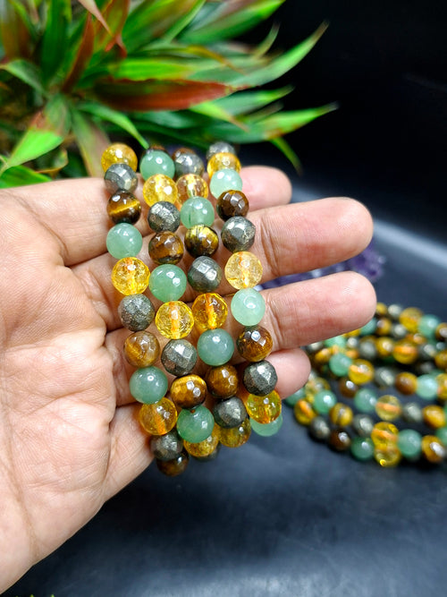Wealth Maker Gemstone Bracelet - Attract Prosperity with Nature's Finest - ONE PIECE ONLY | Weight 19 gms