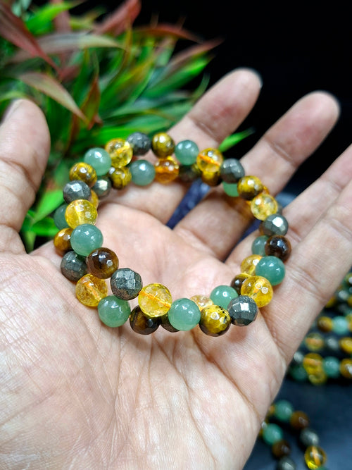 Wealth Maker Gemstone Bracelet - Attract Prosperity with Nature's Finest - ONE PIECE ONLY | Weight 19 gms