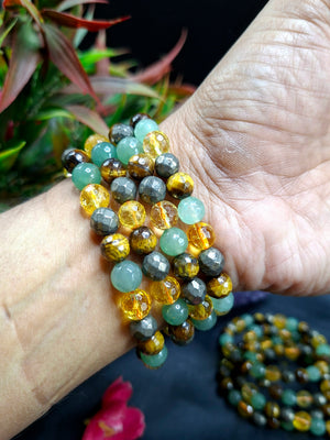 Wealth Maker Gemstone Bracelet - Attract Prosperity with Nature's Finest - ONE PIECE ONLY | Weight 19 gms