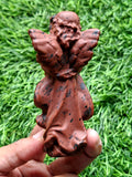Mahogany Obsidian Winged Angel Carving – A Divine Blend of Protection & Elegance | Reiki/Chakra/Healing/Energy | Home Decor | Weight 115 gm