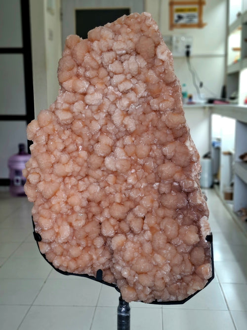 Museum-Grade Stilbite Cluster on Stand (36 kg) – Divine Healing Crystal Masterpiece | Reiki/Chakra/Healing/Energy
