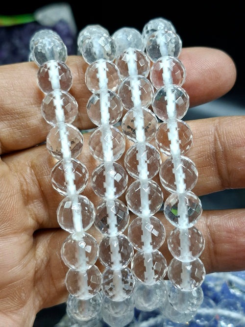 Clear Quartz Bracelet – A Blend of Style, Healing, and Everyday Positive Energy | Birthday Gift | Valentine gift | Mother's Day gift | ONE PIECE ONLY