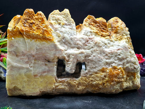 Yellow Jade Shoushan Style Landscape Carving – Mountain & Water Shanshui Feng Shui Masterpiece | Weight 5520 gms | Home Decor Gift