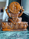 Goddess Lakshmi Carving in Tiger Eye Gemstone: A Symbol of Prosperity, Positivity, and Divine Energy | Divine Prosperity | Crystal carvings for home decor - Shwasam