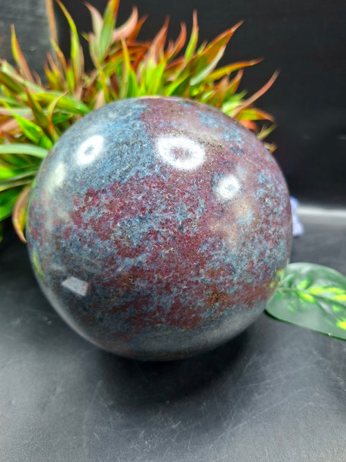 Ruby Kyanite Sphere for Decor, Meditation, and Chakra Balance (5.5 Inches, 5200 gms) | Reiki/Healing/Energy | Home Decor - Shwasam