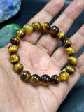 Natural Tiger Eye Gemstone Bracelet for Daily Wear – Boost Strength, Calmness & Balance - Shwasam