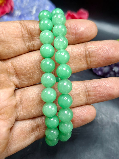 Green Aventurine Crystal Bracelet for Men & Women – Prosperity Stone for Luck & Harmony | ONE PIECE ONLY - Shwasam