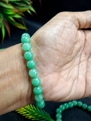 Green Aventurine Crystal Bracelet for Men & Women – Prosperity Stone for Luck & Harmony | ONE PIECE ONLY - Shwasam
