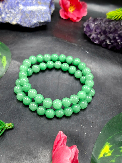 Green Aventurine Crystal Bracelet for Men & Women – Prosperity Stone for Luck & Harmony | ONE PIECE ONLY - Shwasam