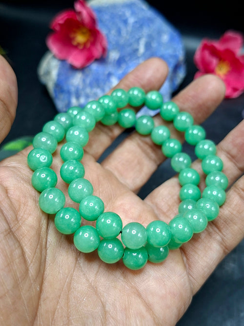 Green Aventurine Crystal Bracelet for Men & Women – Prosperity Stone for Luck & Harmony | ONE PIECE ONLY - Shwasam