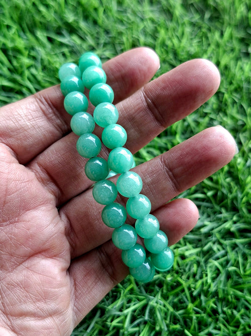 Green Aventurine Crystal Bracelet for Men & Women – Prosperity Stone for Luck & Harmony | ONE PIECE ONLY - Shwasam