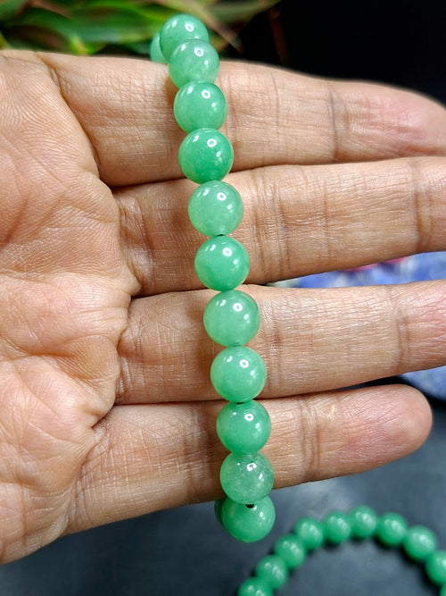 Green Aventurine Crystal Bracelet for Men & Women – Prosperity Stone for Luck & Harmony | ONE PIECE ONLY - Shwasam