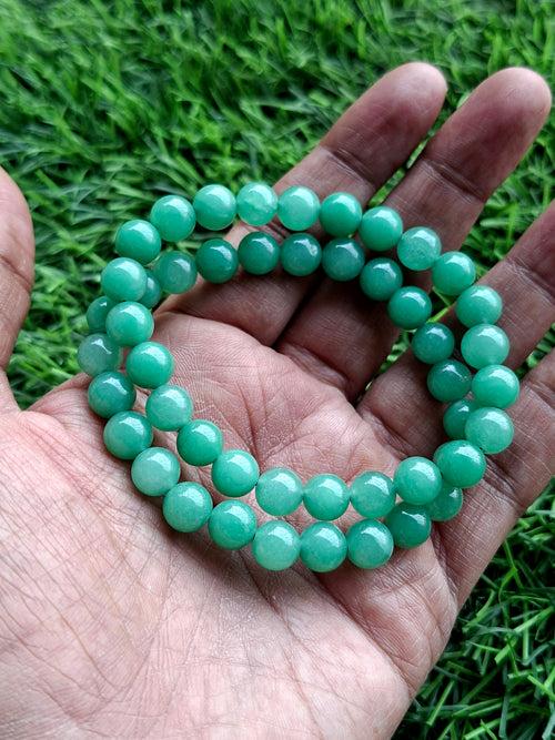 Green Aventurine Crystal Bracelet for Men & Women – Prosperity Stone for Luck & Harmony | ONE PIECE ONLY - Shwasam